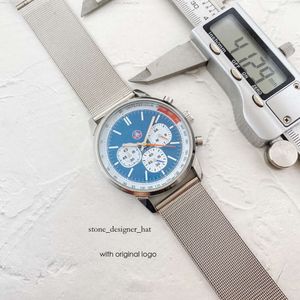 Top AAA B01 B20 Bretiling Watch Navitimer Chronograph Quartz Movement Breiting Watch Sapphire kijkt roestvrijstalen riemmensen Bretiling horloges FD95