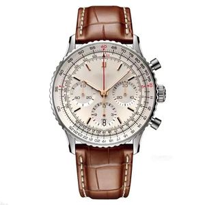 Top AAA B01 B20 Bretiling Montre Navitimer Chronographe Mouvement À Quartz Acier Limité Cadran Bleu 50E ANNIVERSAIRE Saphir Montre Suisse En Acier Inoxydable Hommes Montre-Bracelet S632