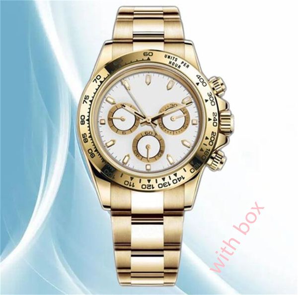 Top AAA Clase Reloj Bretiling de alta calidad Diseñador de maquinaria automática Montreux Lujo 41 mm Zafiro Oro Hardlex Cronómetro impermeable Relojes de diamantes para hombres