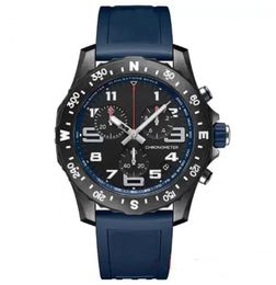 Top AAA Haute Qualité Bretiling Montre Homme Japon Quartz Endurance Pro Avenger Chronographe Montres Bleu Caoutchouc 1884 Hommes Montres Saphir Designer Montres-bracelets