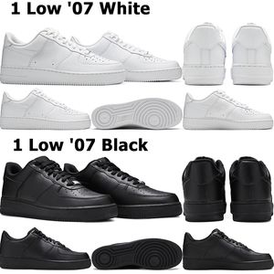 Design shoes Designer one shoes air force1 men women 1 low 07 Triple White Black mens womens trainers outdoor sports platform shoe flat sneakers