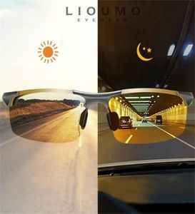 Top Anti Dag Nachtzicht Bril Voor Rijden Mannen Gepolariseerde Zonnebril Pochromic Driver Goggles Bril zonnebril heren 2205107080742