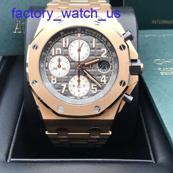 Top AP Wall Watch Royal Oak Offshore Series Calendar Timing Timing Red Devil Vampire Automatic Steel Mechanical Gold Fashion Watch 26470or.oo.1000or.02