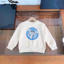 Top Sweater de manga larga para niños otoñales Sweater de alta calidad para niña talla de niña 100-160 cm Monkey Print Child Child Oct05