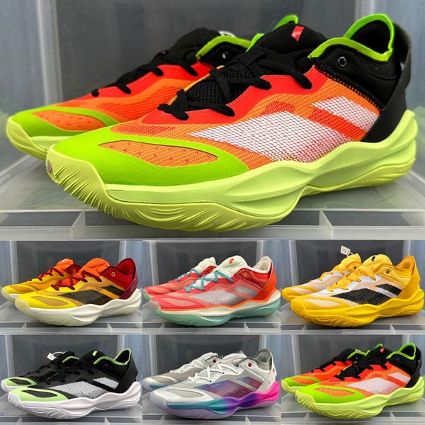 Top Azero Select 2.0 Chaussures de basket-ball masculin 2024 Orange Lucid Lemon Black Lime Koi Fish Sports Outdoor Sneakers Taille 40-46