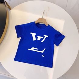 Top baby t-shirt Kidontwerper T-shirt Kinderkleding Peuter T-shirt Kinderen Design 1-14 Leeftijden Boy Girl Korte Mouw Luxury Brand Zomershirt Letters