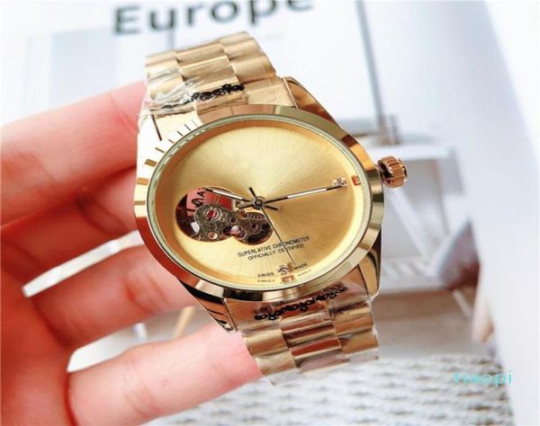 Top Brand Hi-Quality Men and Women Watchs Mouvement Automatic Sample Designer Watch 35 mm Case Diamond Scale President Strap Wate5951123