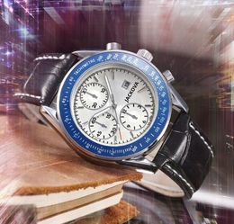 Top Brand Leather Belt cuarzo moda para hombre reloj de tiempo relojes 41 mm auto fecha hombres vestido diseñador popular súper crimen elegante reloj de pulsera regalo de aniversario de boda
