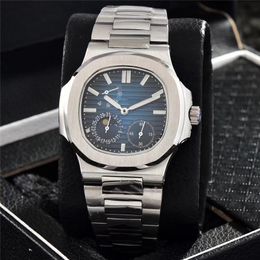 Top Brand Luxury Designer Watch Mens Watch Mécanique Automatique Energy Storage Watch Celon 904L Watch en acier inoxydable Montre de Luxe Relgio Relojmujer