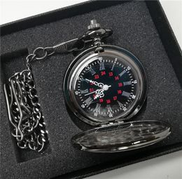 Top Brand Luxury Unisex Pocket Watch Mechanical Skeleton Golden Tallved Chain Watches7097927