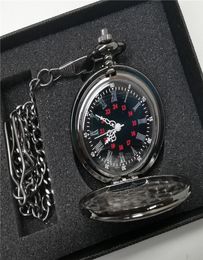 Top Brand Luxury Unisex Pocket Watch Mechanical Skeleton Relojes de cadena de colgante tallado dorado3477952