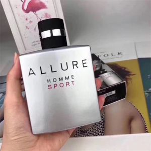 Top Brand Parfum Homme 100ml Allure Homme Sport Parfums 3.4fl.oz Eau De Toilette Longue Durée Odeur EDT Hommes Parfum Parfum Cologne Vaporisateur Longue Durée Navire Rapide