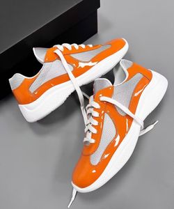 Topmerk Heren Americas Cup Sneakers Schoenen Technische stof Kalfsleer Mesh Sport Feest Trouwjurk Dagelijks Wandelcomfort Korting Schoenen EU38-46