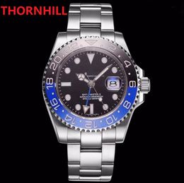 Top Brand mens automatic mechanical GMT watches 41mm full 904L stainless steel wristwatches sapphire luminous Gift Party Wristwatch Clock