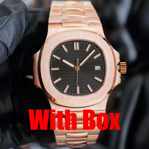 Top Brand Mens Watch Mouvement mécanique automatique Montres pour hommes de haute qualité 2023 New Auto Date designer de luxe Sapphire Glass Sport montres-bracelets étanches