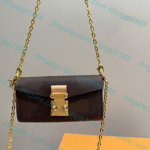 Top marque Mini haute couture sacs à bandoulière de luxe pour hommes et femmes sacs à bandoulière mode sacs à chaîne de poche en métal lettre signe fourre-tout porte-monnaie