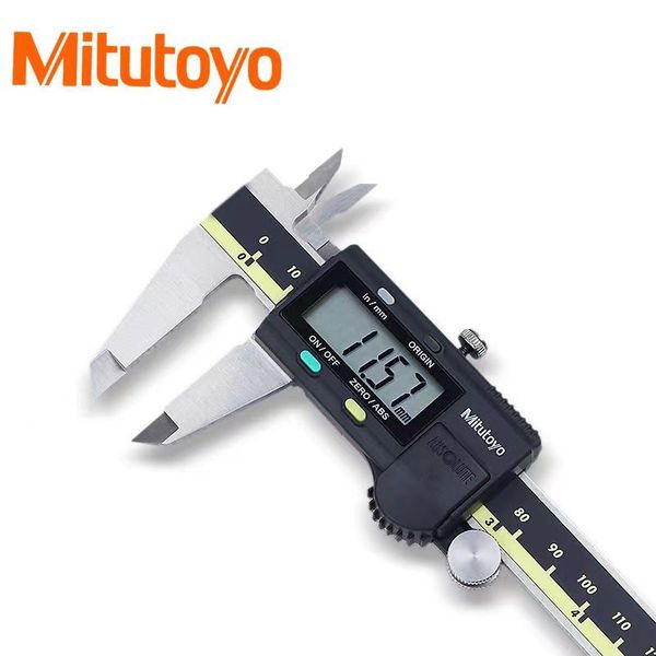 Top Brand Mitutoyo LCD Électronique étriers 6in 8in 12 pouces Digital Vernier Calipes 150 mm 200 mm 300 mm Outil de mesure de la calibre