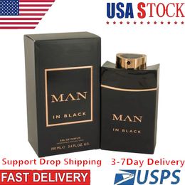 Top Merk Originele Wierook 100 ml Man In Black Man Parfum Blijvende Geuren voor Man Keulen voor Mannen Spary