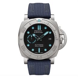 Topmerk Panerxx onderdompeling PAM00985 Mike Horn Special Edition Luxury Mens Watch Sapphire Mirror Designer Movement Automatische mechanische horloges Montre