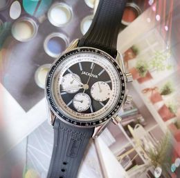 Top marque quartz mode hommes horloge chronomètre montres 40mm date automatique élégant luxueux cadeaux ceinture en caoutchouc crime populaire super lumineux parfait montre-bracelet