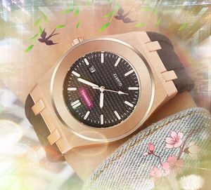 Topmerk quartz mode heren tijdklok horloges automatische datum mannen jurk designer roestvrijstalen rubberen band retro multifunctionele klassieke vintage horlogegeschenken