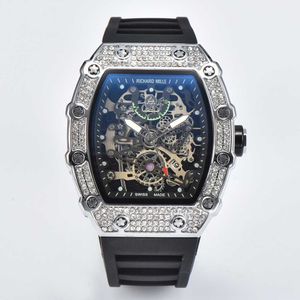 Top Brand Quartz Mens Watch Fashion Design polshorloge Sport RM3ATM Waterdichte mannelijke klassieke vierkante horloges voor mannen