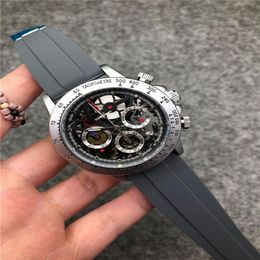 Topmerk Zwitserse 1000 Miglia Chronograaf Heren Quartz Sport Horloge rubberen band Mans Luxe Roestvrij Horloge Mannen 20212511