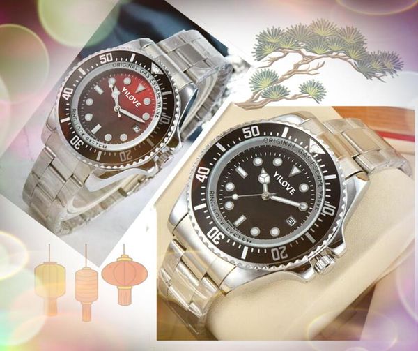 Top Brand Three Stiches Big Dial Men Watch 43mm Cuarzo Movimiento importado Reloj Regalos masculinos Relojes de pulsera de lujo a prueba de agua al por mayor y al por menor