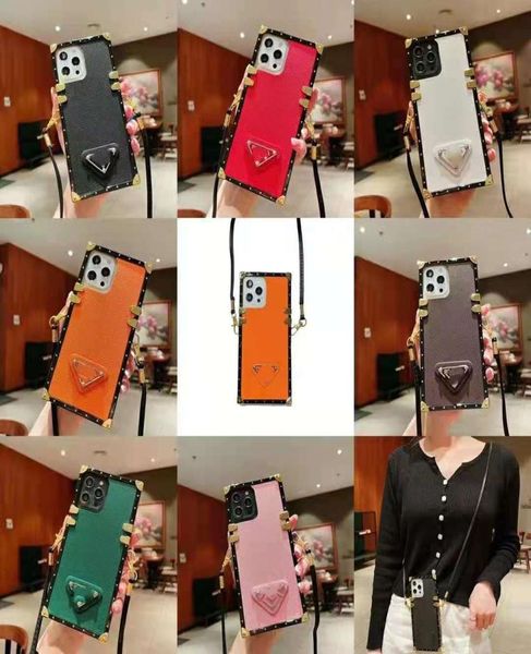 Top Brand Trunk Designer Téléphone Case pour iPhone 12 Promax 12pro 11 xs Max xr x 8 Plus tous couverts avec Box6872254