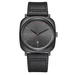 Topmerk Unieke herenhorloges Luxe topmerk Creatieve zakelijke lederen quartzhorloges Heren Relogio Masculino