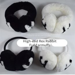 Top marque hiver cache-oreilles femme lapin velours cache-oreilles classique cache-oreilles mode chaud en peluche earmuff271o