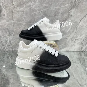 Topmerk Dames Men Kwaliteit Casual schoenen Designer Lederen veter sneaker Fashion Running Trainers Letters Flat Gedrukte Gym Sneakers2023