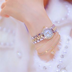 Top Marque Femmes Petit Cadran Montre-Bracelet Dames Diamant Quartz Montre Cristal Femme Montre-Bracelet Zegarek Horloges Vrouwen Cadeau 201123