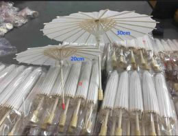 Top Bridal Wedding Paper paraplu's parasols handgemaakte gewone Chinese mini-ambachtelijke paraplu voor hangende ornamenten diameter: 20-30-40-60 cm
