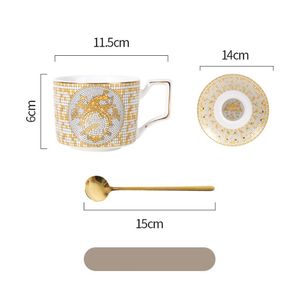 Top britannique en céramique tasse à café Creative Simple Home Coffee tasse tasse de thé