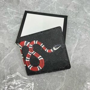 Tarjeta superior 5AAA Titular Diseñador Mini Cartera Titular de la tarjeta Francia París Estilo a cuadros Cartera para hombre con caja Monederos Carpeta para pasaporte 17346 titular