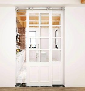 Support de montage de plafond supérieur Bracket en acier inoxydable en bois coulissant de porte à porte unique Bipartiing Porte Porte de porte Porte de barre Trac4286232