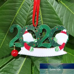 Top decorações de ornamento de natal boneco de neve de madeira árvore de natal pendurado pingente árvore de natal papai noel pendente com máscara família