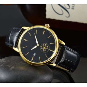 Top Classic Designer Watches pp Two Needle Chronograph Quartz herenhorloge met grote hoeveelheid en uitstekende prijslogo kwarts luxe