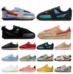 Top Classic Union x Cortez Diseñador Zapatos casuales para hombres Mujeres Zapatillas Lemon Frost Light Smoke Grey Offs Noir Sesame Zapatillas deportivas Correr Caminar