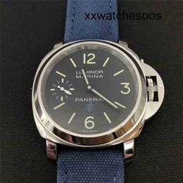 Top Clone Men Sports Regardez Panerais Luminor Mouvement automatique Mouvement Regarder en acier inoxydable Manuel Men S Pam00777 Brands Swiss Brand Designers