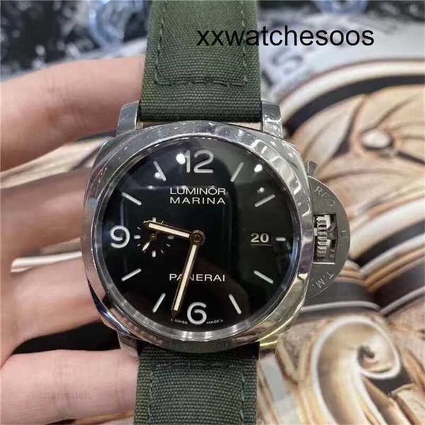 Top Clone Men Sports Regardez Panerais Luminor Automatic Movement Series Watch 00618pam Black Disk 95 Pam Minnow U2OD