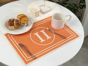 Top Katoen en Linnen Placemat Waterdicht Wegwerp Koffiekopje Mat Sense Tafelkleed Keukenmat Tafel Theeservies 29x43cm