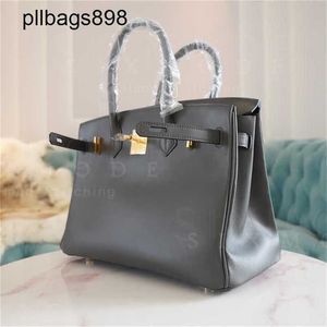 Sac à main à la vache supérieure brkns en cuir véritable graphite gris bk30 pack oncle wax offlinee29fyh75