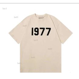 Top Artisanat Ess Hommes Femmes Designer De Mode T-shirt Hommes T-shirts Rue Casual Brouillard À Manches Courtes Fg Tees 1977 Coton Stéréo G4