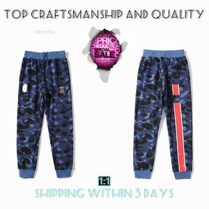 Top vakmanschap herenbroeken ontwerpers Pant Men and Women Shark Trousers Apes Sweatpants Sport Joggers Cargo Tech Luminous Camouflagek212X