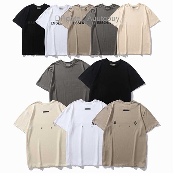 Top Craftsmanship T Shirts Hombres Mujeres Diseñador de moda Ess camiseta Calle Casual Niebla Camisetas de manga corta 1977 Algodón Impresión estéreo Polos Camisa 2-1 HZS4