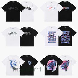 Top Vakmanschap Trapstar Heren t-shirts Ontwerpers Heren Dames t-shirts Mode Straat Tide Letter Bedrukking Katoen Polo Sport Trapstar Tees US Size S-xl G4AV