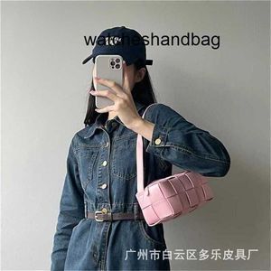 Sac à bandoulière supérieur 7a cassettes bottevenets tissé épaule rose sweet premium se sentir portable oreiller 98fw