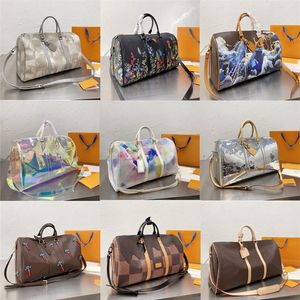 Bolsos de lona de diseño superior, bolso de mensajero para hombres y mujeres, bolso de mano, tinta de entramado transparente, estilo deportivo en negocios t227u